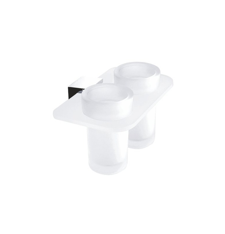 Držák a dvě sklenice na zubní kartáčky IXI NIMCO KIBO Ki X3-58DW-26 Držák a dvě sklenice na zubní kartáčky IXI NIMCO KIBO Ki X3-58DW-26