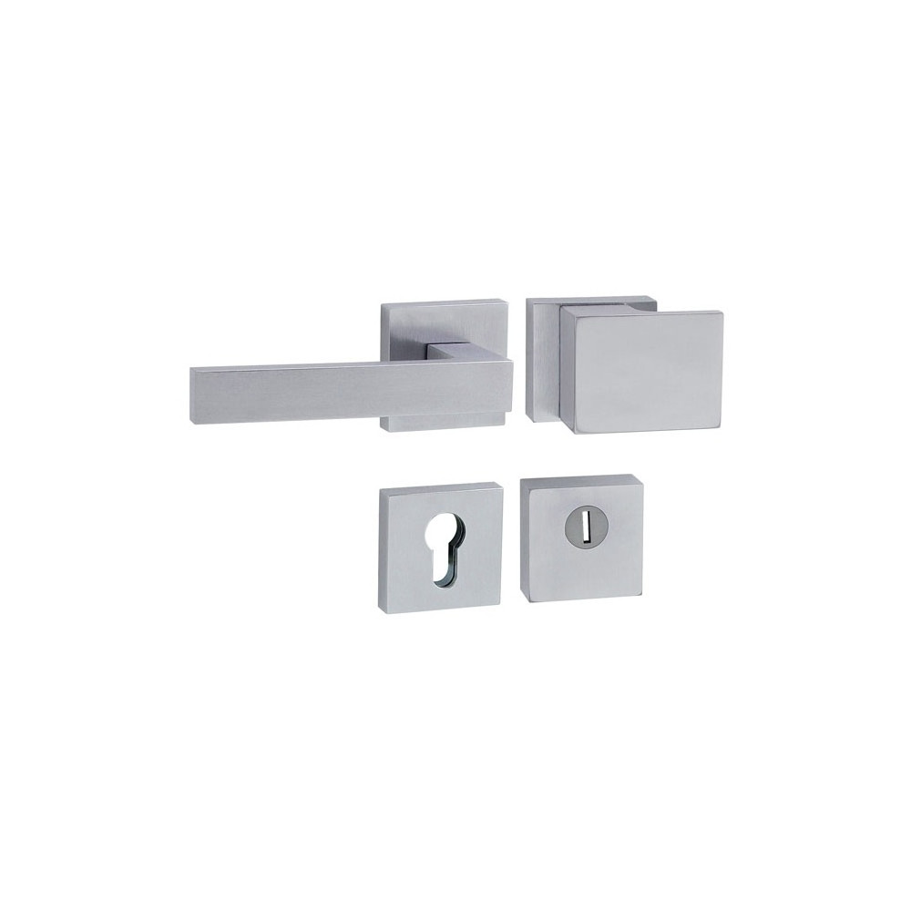 Bezpečnostní klika TUPAI CUBO/SQUARE - HR 3230/2275 - Chrom broušený