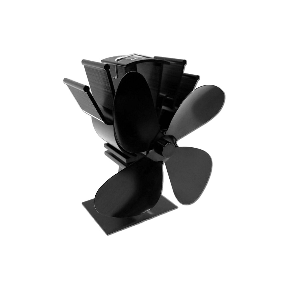 Termoelektrický ventilátor černý (4 lopatky)