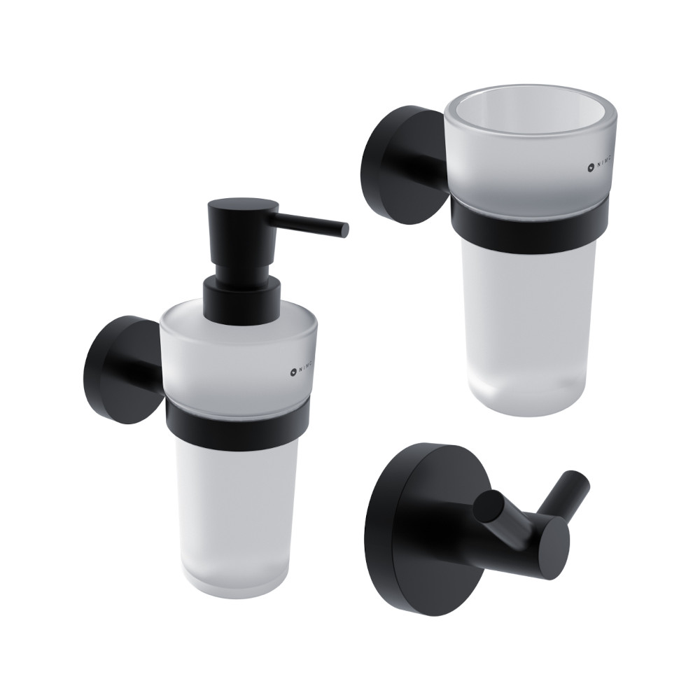 Set koupelnových doplňků NIMCO UNIX BLACK