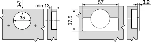 BLUM MODUL 95°